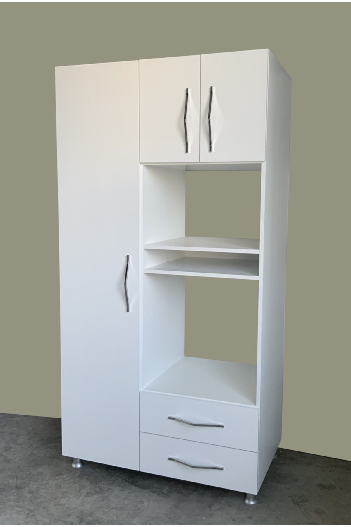 Ankastre Fırın Mikrodalga Dolabı % 100 Mdf