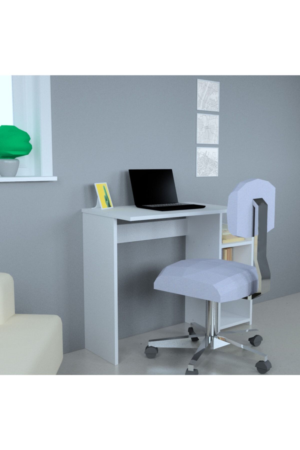 Çalışma Masası Raflı - Görsel 3