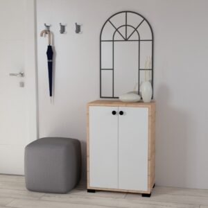 Leydi 3Raflı Ceviz Dolap