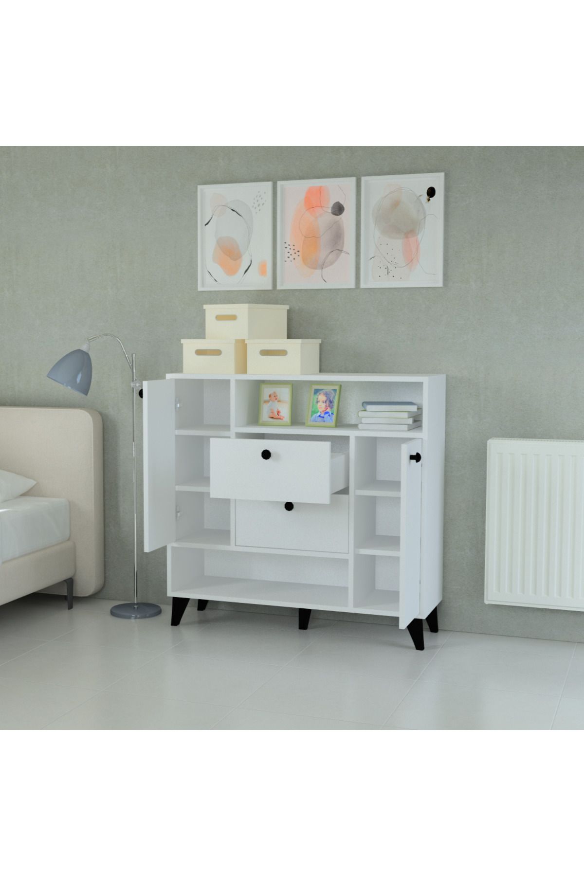 Yağız Çok Amaçlı Dolap Beyaz - Görsel 2