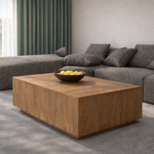 Hilal Modern Ahşap Desenli Orta Sehpa Atlantik Çam