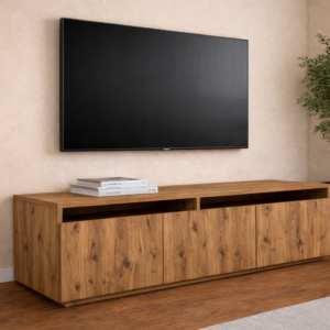 Hilal Modern Ahşap Desenli Tv Ünitesi Atlantik Çam