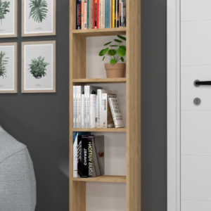 Lila Modern Kitaplık Safirmeşe