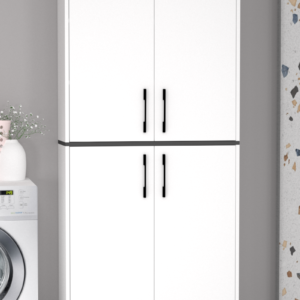 Yalın Dört Kapaklı Modern Banyo Dolabı