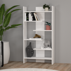 İlayda Asimetrik 6 Raflı Modern Kitaplık