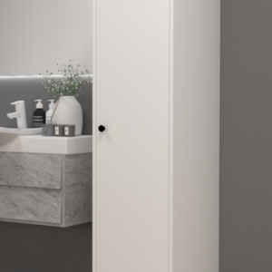 Tire XL Beyaz Banyo Dolabı Havlu ve Temizlik Dolabı