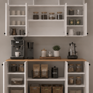 Öykü 150 cm 18mm Mdf Tezgahlı Mutfak Dolabı Hazır Mutfak Ünitesi
